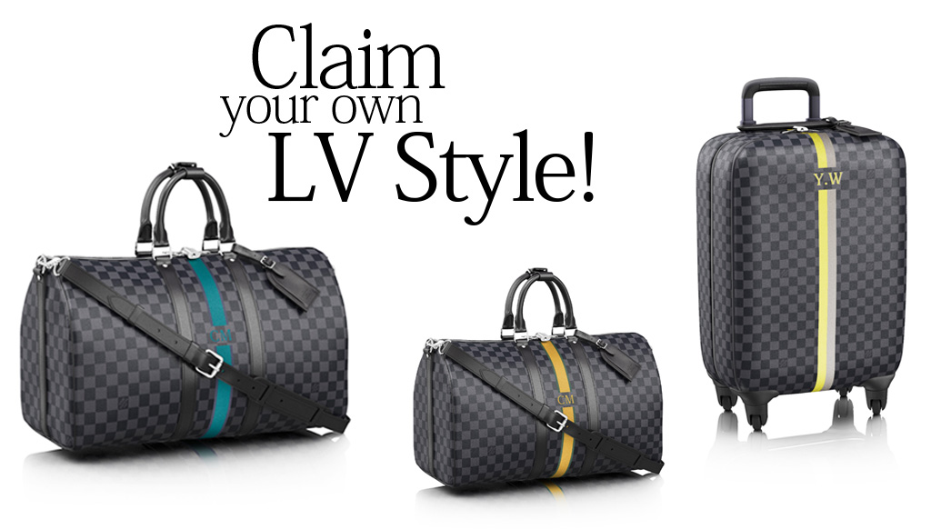 Louis Vuitton's personalization services for men's products