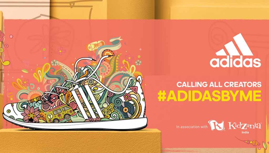 Por Prestigioso dominar Adidas invites creative kids with #ADIDASBYME campaign